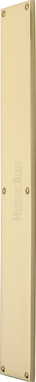 M Marcus Heritage Brass Fingerplate 500 x 76mm